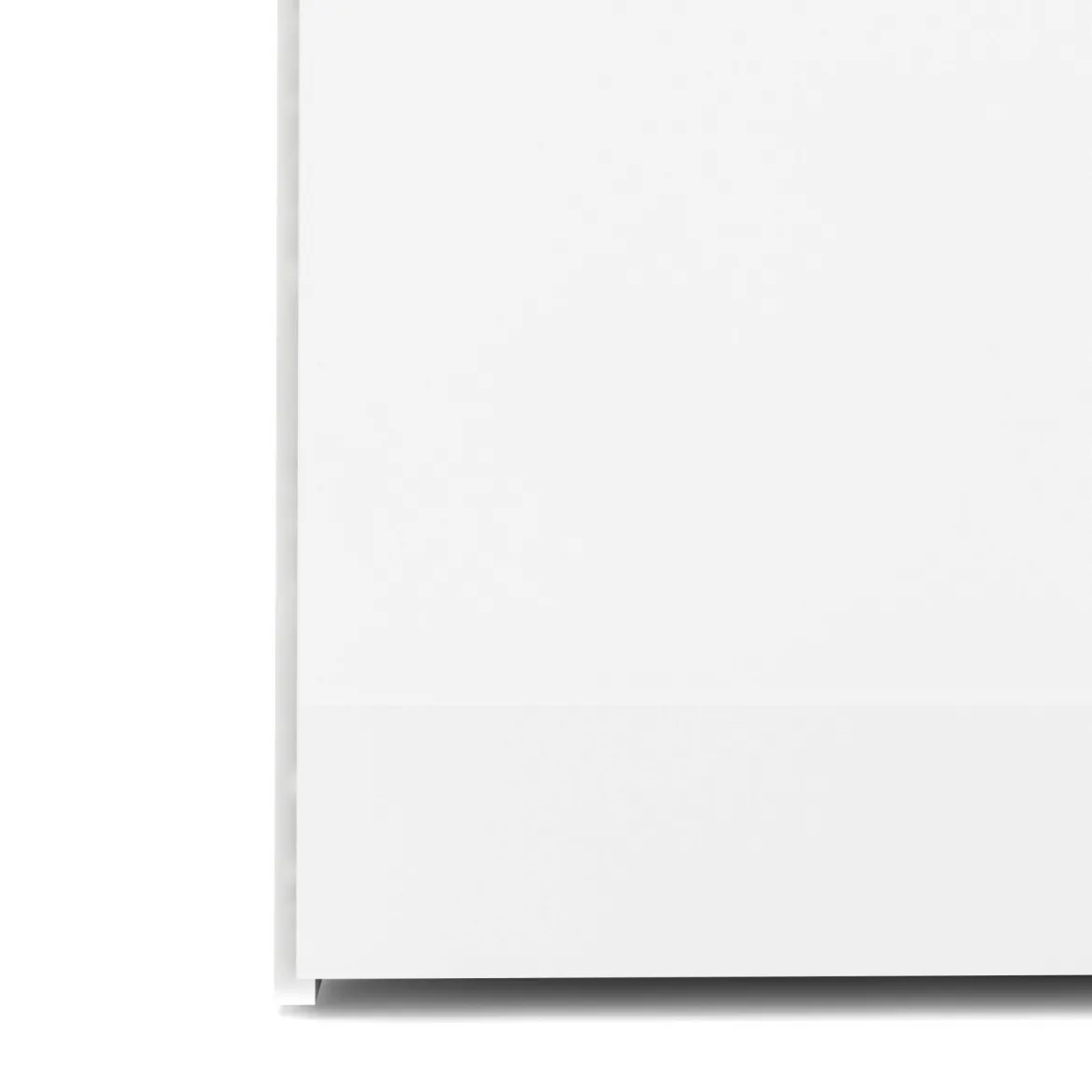 Guardaroba 3 ante Suzette, Mobile camera da letto, Cabina armadio portabiti, Armadio appendiabiti, 116x50 h200 cm, Bianco