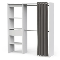 Guardaroba classico bianco opaco 167x191h cm - Serpentina