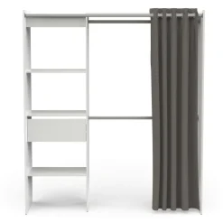 Guardaroba classico bianco opaco 167x191h cm - Serpentina