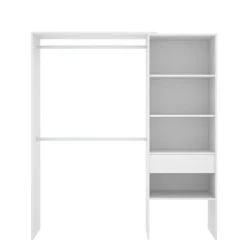 Guardaroba classico bianco 160x187h cm - Fauno