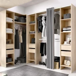 Guardaroba classico rovere 234x205h cm - Alanno