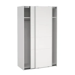 Guardaroba con appendiabiti bianco 118x200h cm - Elen