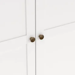 Guardaroba con appendiabiti bianco 138x200h cm - Dolor