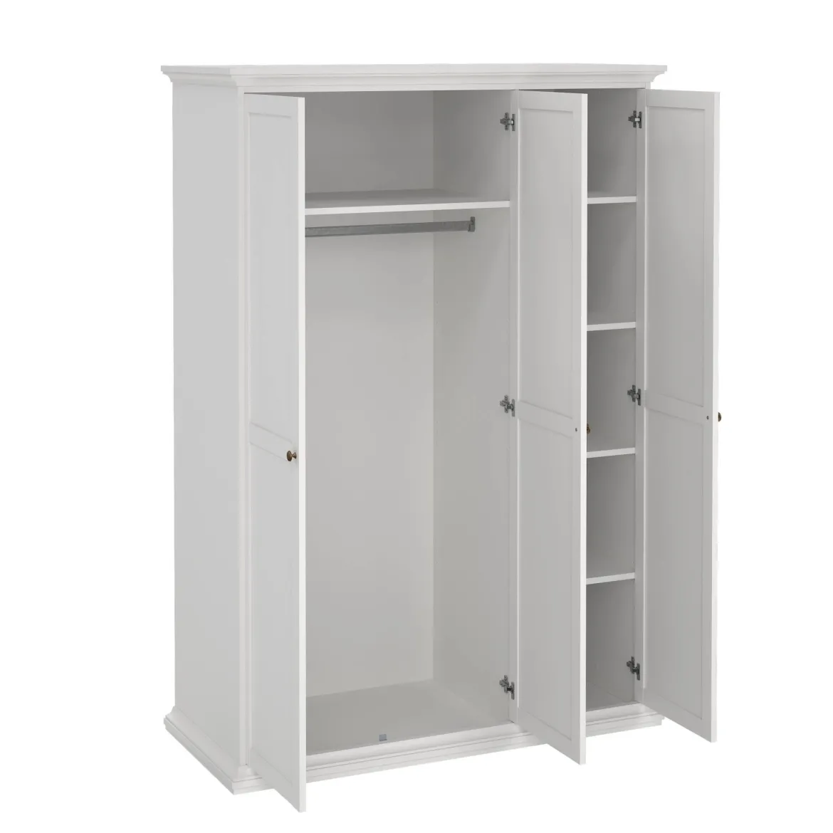 Guardaroba con appendiabiti bianco 138x200h cm - Dolor