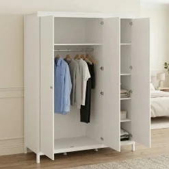 Guardaroba con appendiabiti bianco 178x220h cm - Hagupit
