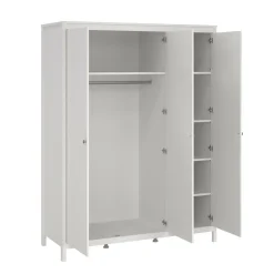 Guardaroba con appendiabiti bianco 150x199h cm - Conti