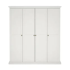 Guardaroba con appendiabiti bianco 181x200h cm - Ayas