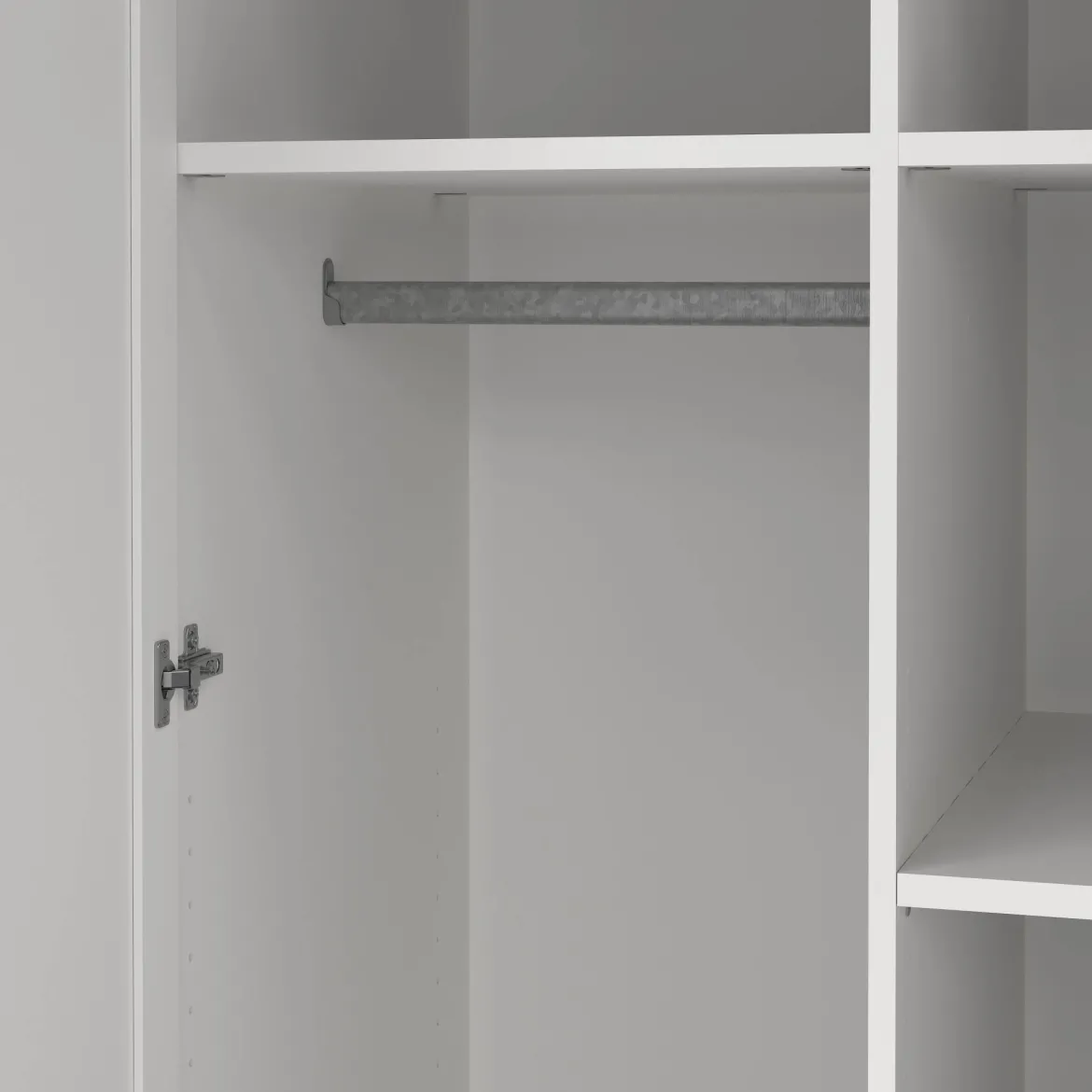 Guardaroba con appendiabiti bianco 95x200h cm - Darby