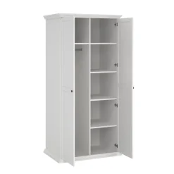 Guardaroba con appendiabiti bianco 95x200h cm - Darby