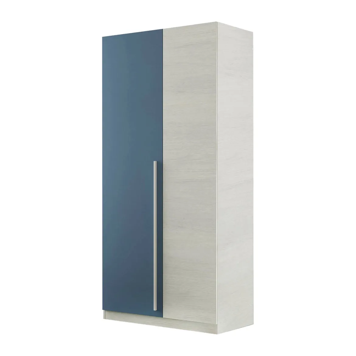 Guardaroba con appendiabiti bianco e grigio 182x201h cm - Cassano