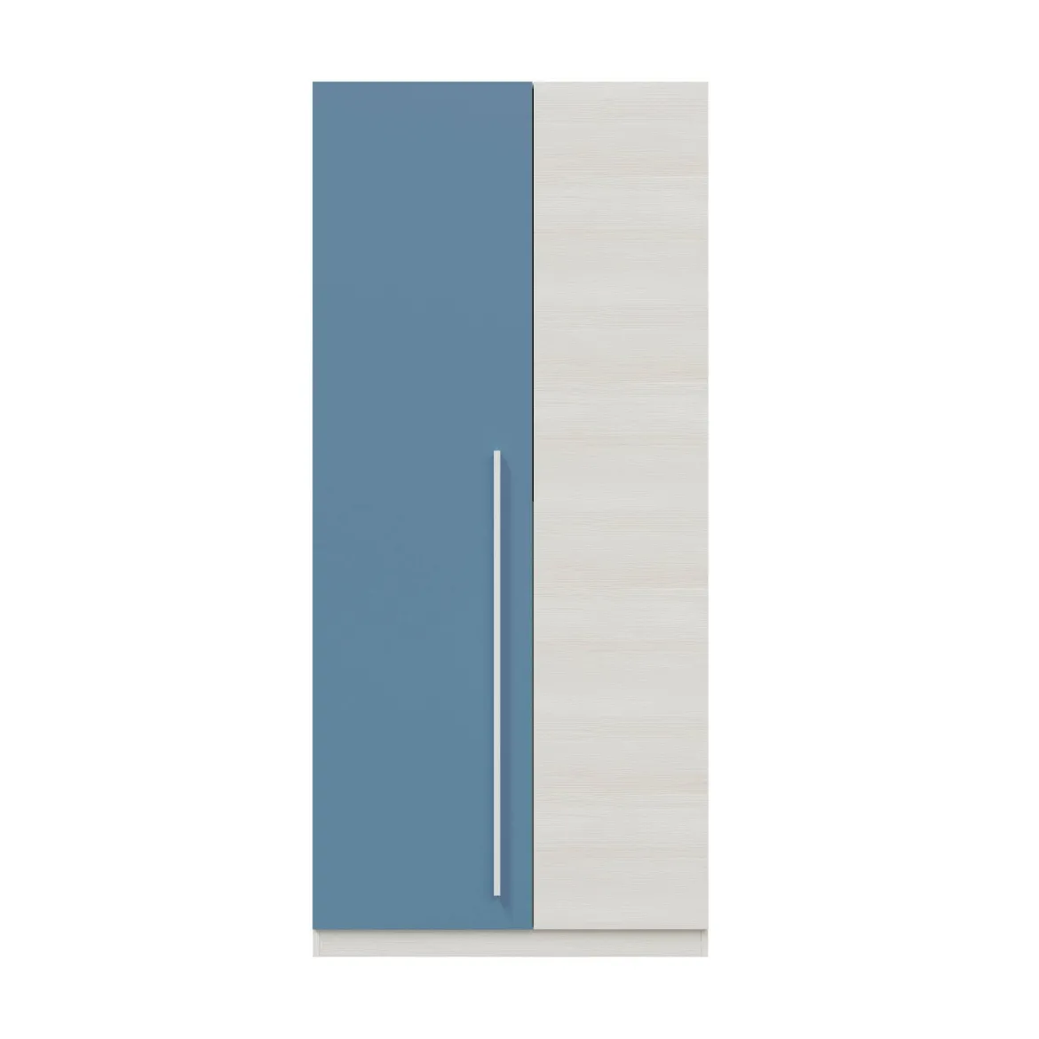 Guardaroba con appendiabiti bianco e grigio 182x201h cm - Cassano