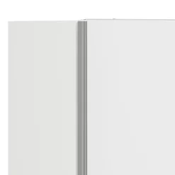 Guardaroba con appendiabiti bianco e quercia 242x201h cm - Acerno