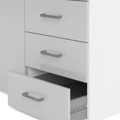 Guardaroba con appendiabiti bianco lucido 115x200h cm - Aquilone
