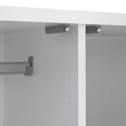 Guardaroba con appendiabiti bianco lucido 98x200h cm - Kab