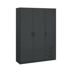 Guardaroba con appendiabiti grigio 178x220h cm - Malakas