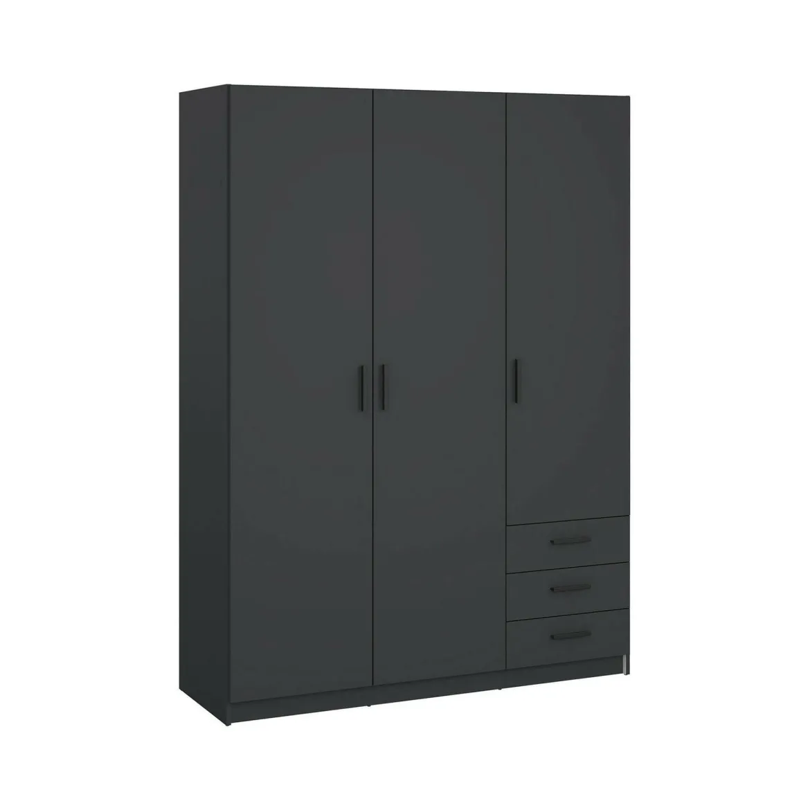 Guardaroba con appendiabiti grigio 178x220h cm - Malakas