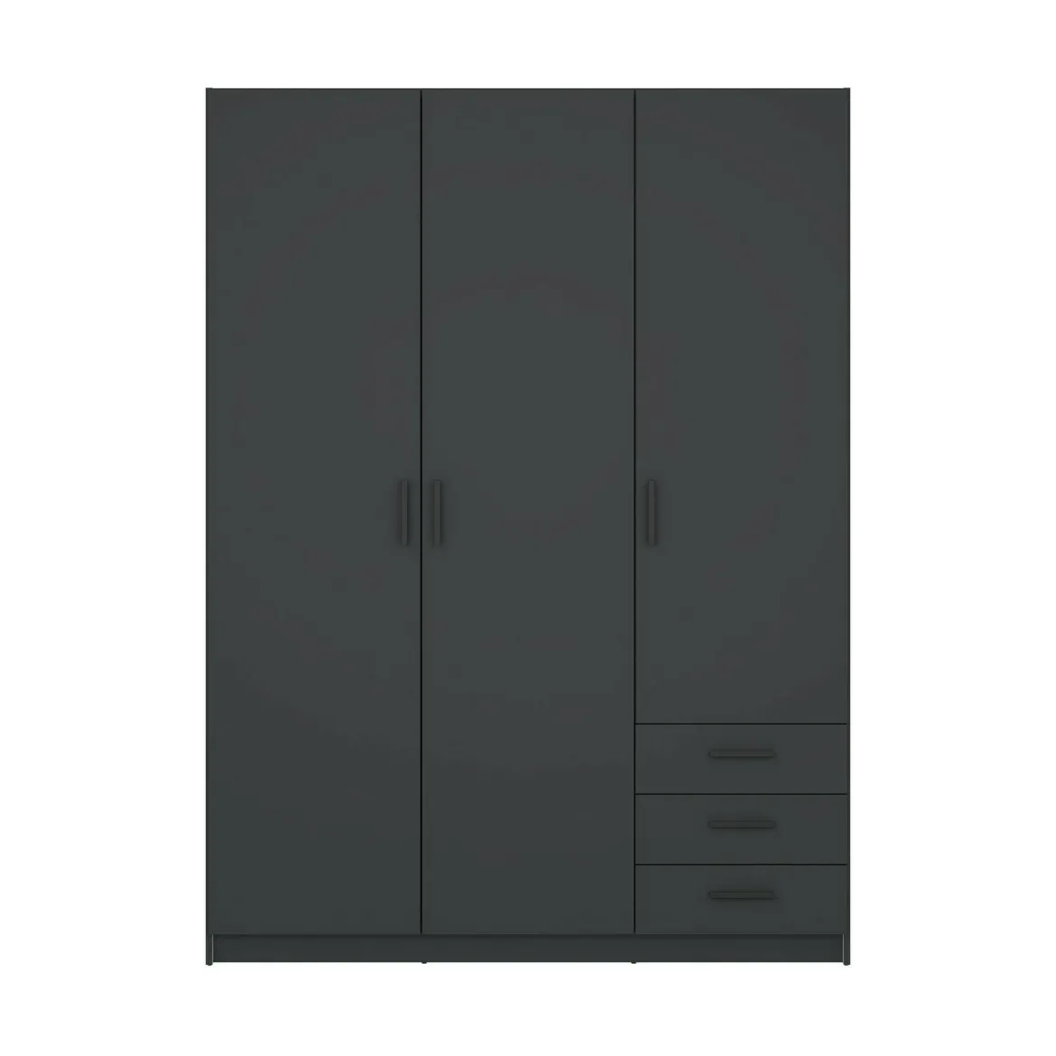Guardaroba con appendiabiti grigio 178x220h cm - Malakas