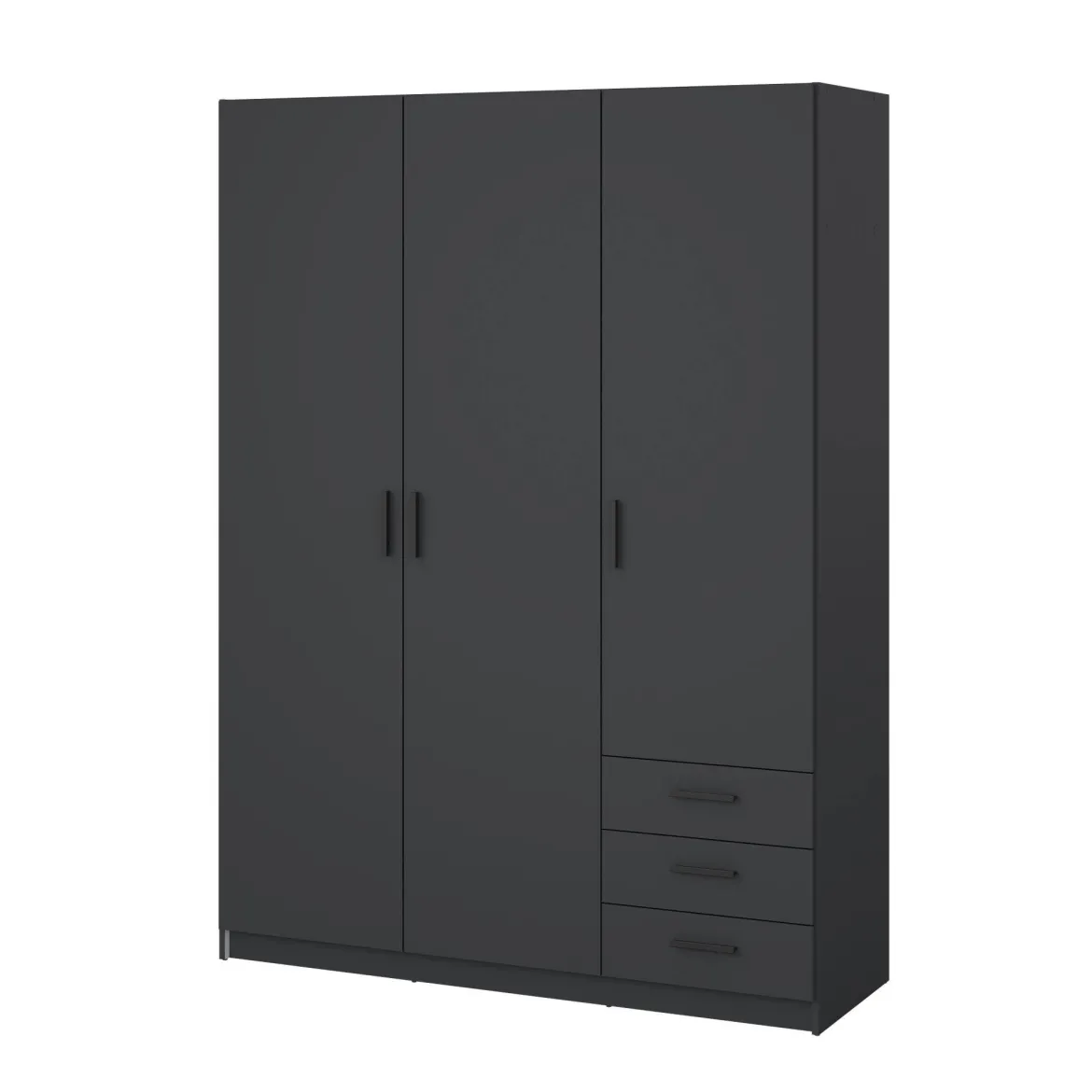 Guardaroba con appendiabiti grigio 178x220h cm - Malakas