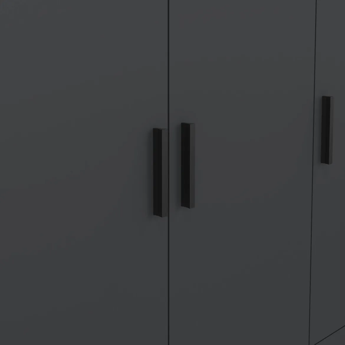 Guardaroba con appendiabiti grigio 178x220h cm - Malakas