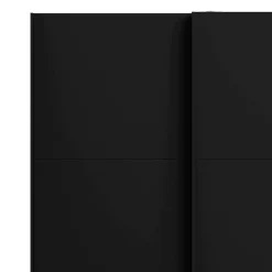Guardaroba con appendiabiti nero 150x218h cm - Alfano