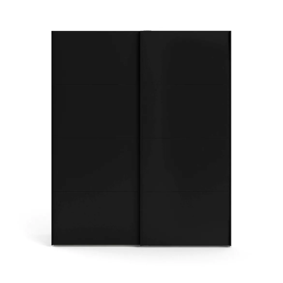 Guardaroba con appendiabiti nero e bianco 182x220h cm - Portlouis