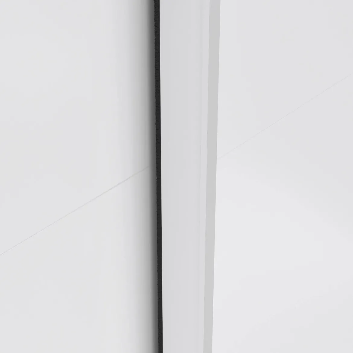 Guardaroba con appendiabiti nero e rovere 121x200h cm - Kammuri