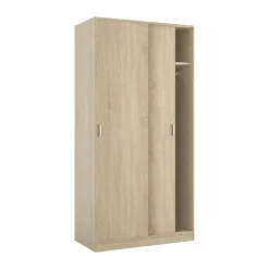 Guardaroba con appendiabiti rovere 100x200h cm - Alt