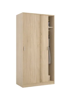 Guardaroba con appendiabiti rovere 121x180h cm - Astuzzia