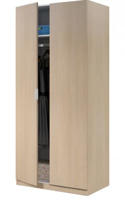 Guardaroba con appendiabiti rovere 82x180h cm - Avik