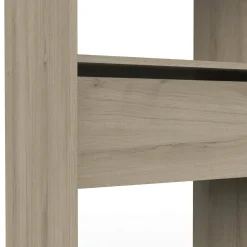 Guardaroba con appendiabiti rovere e bianco opaco 167x191h cm - Serpentina