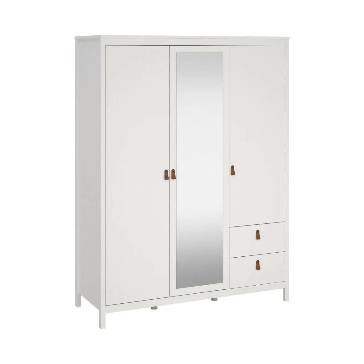 Guardaroba con cassetti bianco 150x199h cm - Rufina