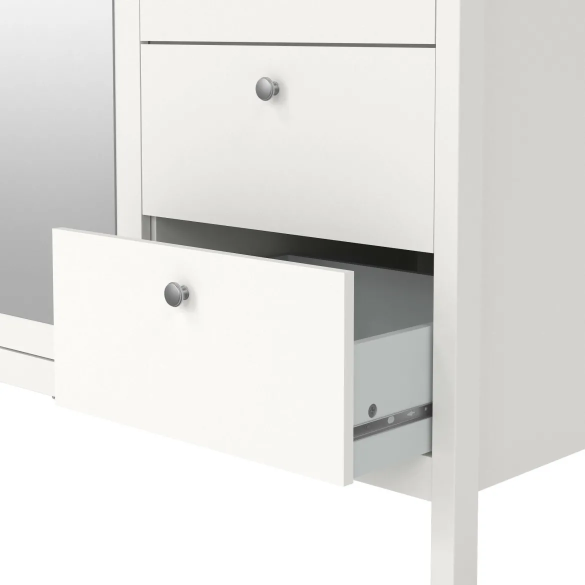 Guardaroba con cassetti bianco 150x199h cm - Rufina