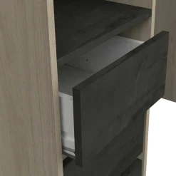 Guardaroba con cassetti rovere 199x218h cm - Battuda