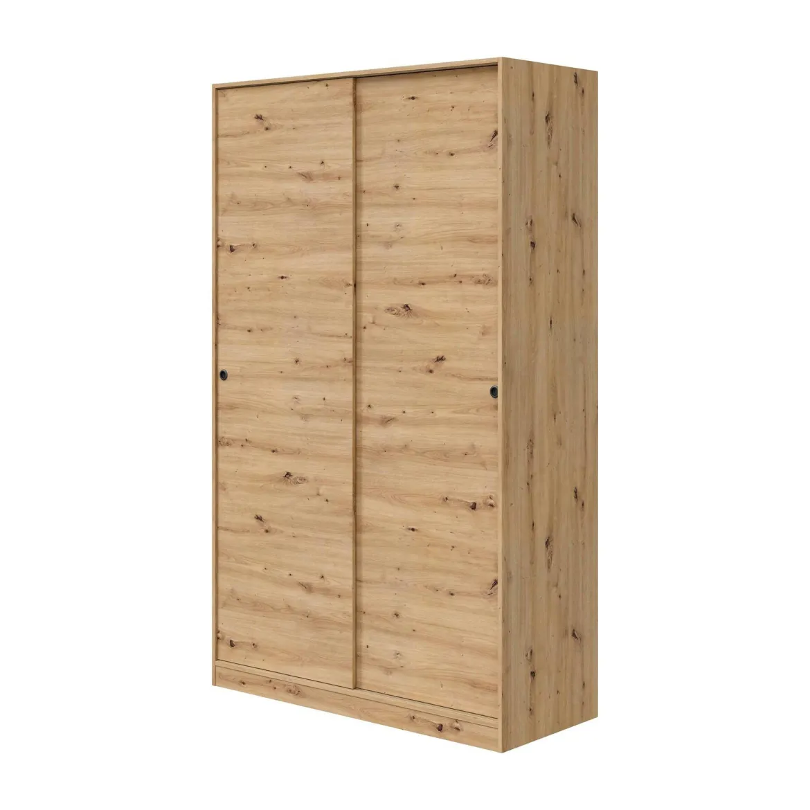 Guardaroba con ripiani regolabili rovere e antracite 160x205h cm - Arim
