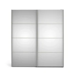 Guardaroba con specchio bianco 182x201h cm - Bema