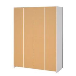 Guardaroba con specchio bianco e nero 150x200h cm - Seraphine