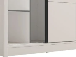 Guardaroba Grande Bianco Beige Nero Appendiabiti 8 Ripiani 251x215.5h cm, 12 Vani - Pedavena