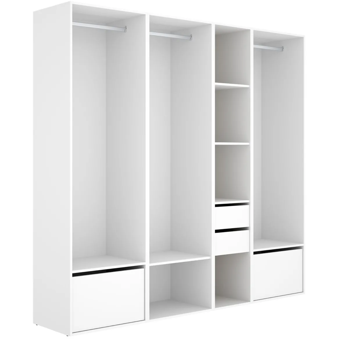 Guardaroba Grande Bianco in Legno Nobilitato