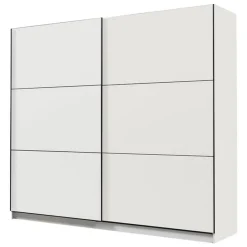 Guardaroba Grande Bianco Opaco 8 Ripiani Appendiabiti 217x210h cm, 2 Ante - Piateda