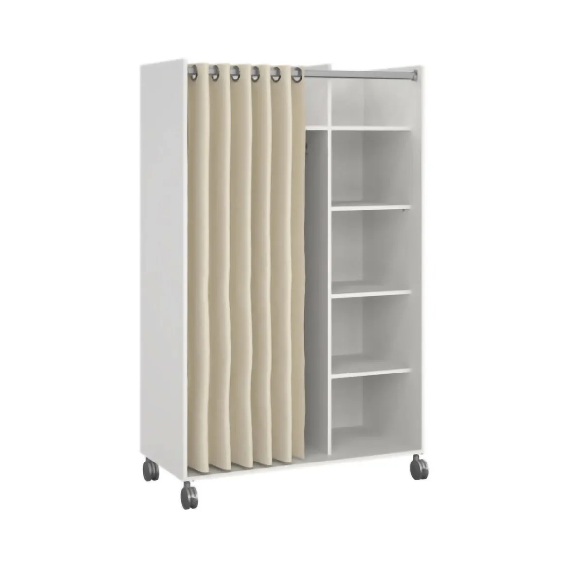 Guardaroba grande classico bianco 99x160h cm - Alfangon