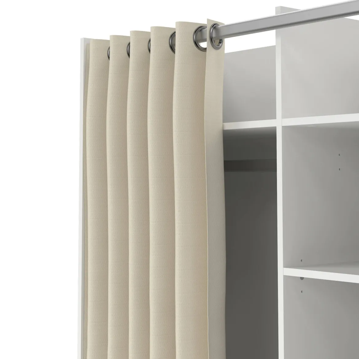 Guardaroba grande classico bianco 99x160h cm - Alfangon