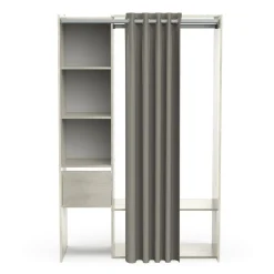 Guardaroba grande con appendiabiti rovere 119x183h cm - Elettori
