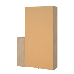 Guardaroba grande con appendiabiti rovere e nero 127x197h cm - Amaranto