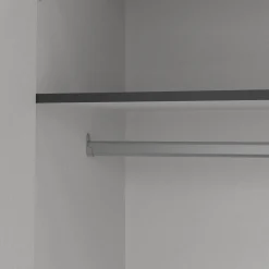 Guardaroba grande in legno grigio 195x200h cm - Epipola