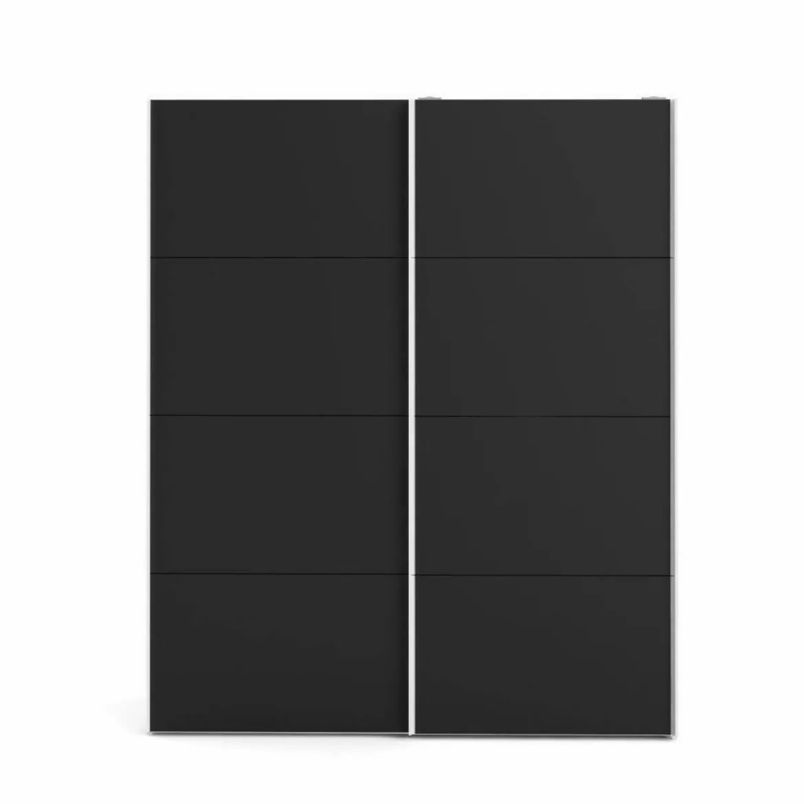Guardaroba in legno bianco e nero 182x220h cm - Paeng