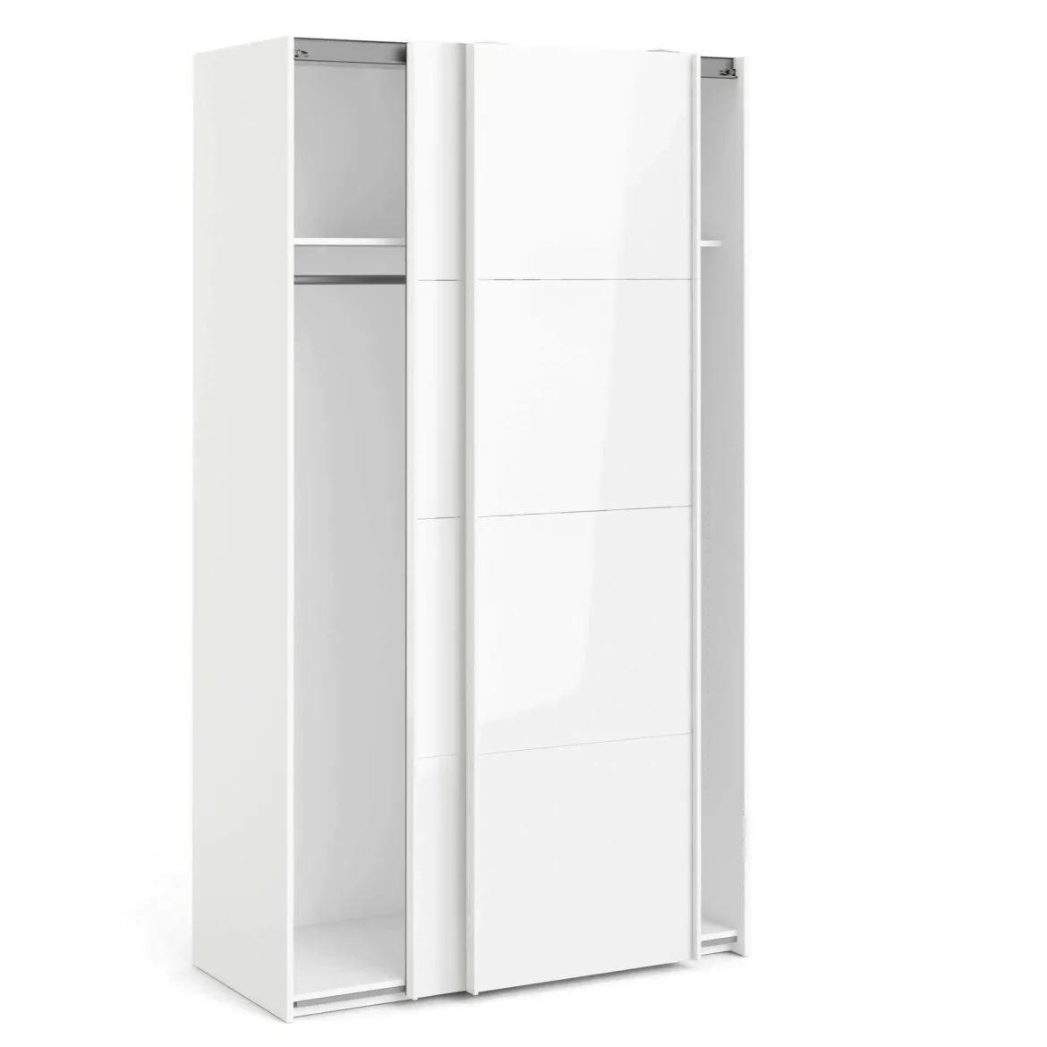 Guardaroba in legno bianco lucido 182x220h cm - Paeng