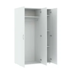Guardaroba in legno bianco 115x175h cm - Arley