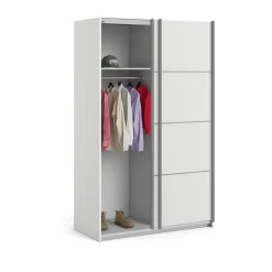 Guardaroba in legno bianco 135x200h cm - Ade