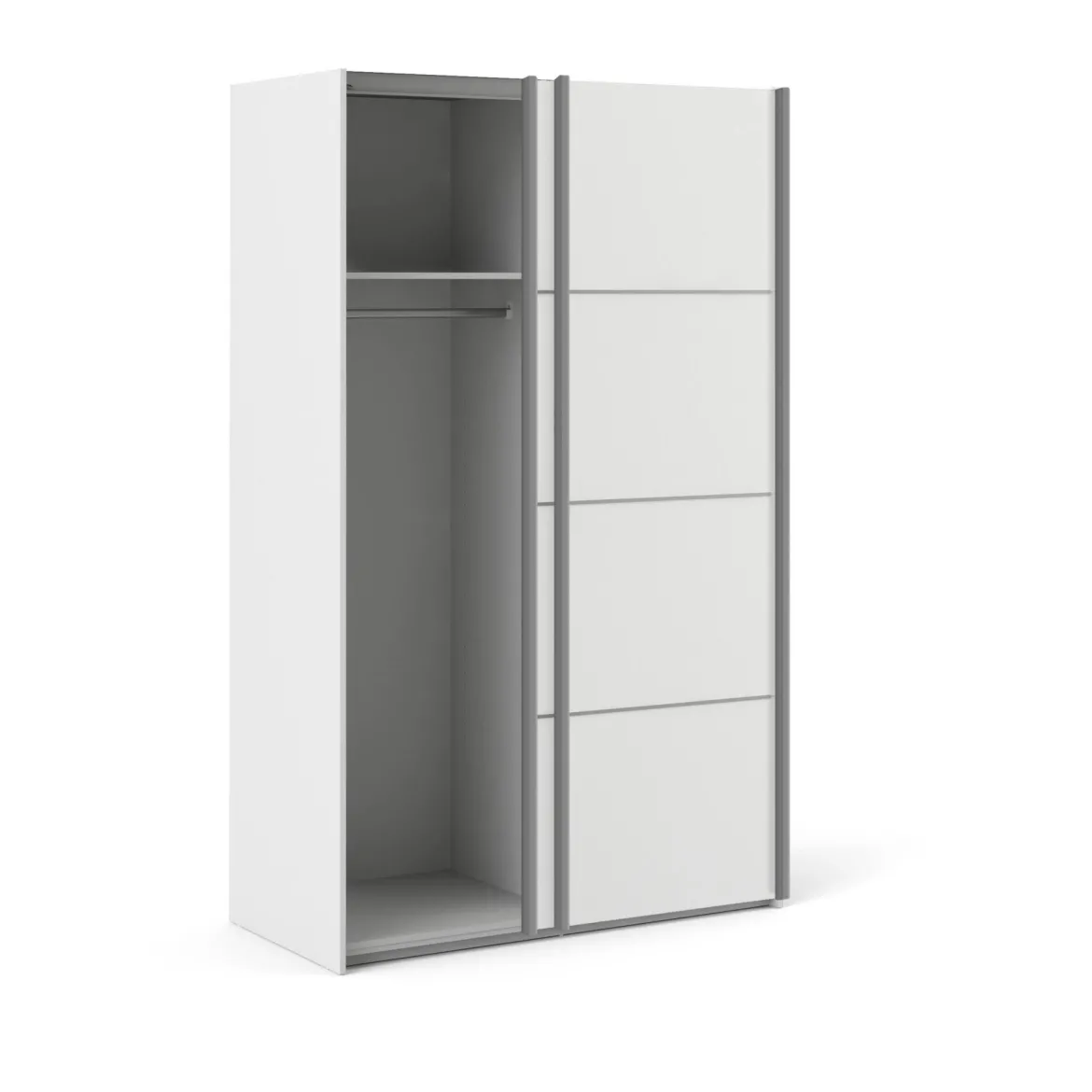 Guardaroba in legno bianco 135x200h cm - Ade