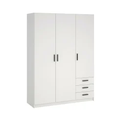 Guardaroba in legno bianco 147x200h cm - Simeon